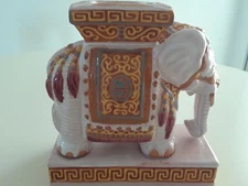 Vintage Wen Hing Ceramic Elephant Ashtray