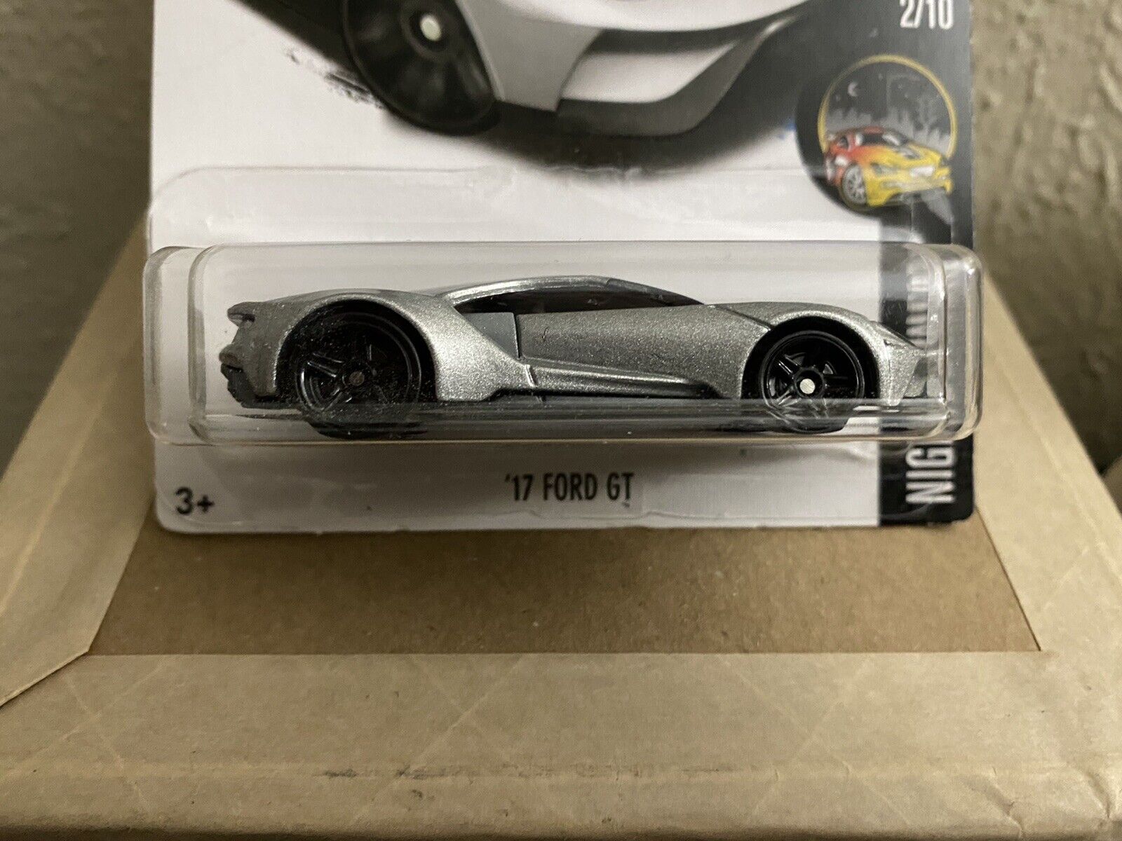  Hot Wheels 2017 Nightburnerz '17 Ford GT 211/365, Silver : Toys  & Games