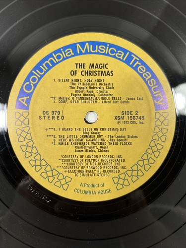 THE MAGIC OF CHRISTMAS - 3 LP RECORD BOX SET Columbia House P3S 5806 - Picture 16 of 16