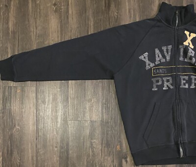 Xavier College Prep Zip Up Sweater SIZE LARGE