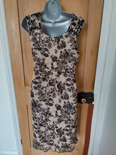 Beige Floral Wrap Dresses for sale