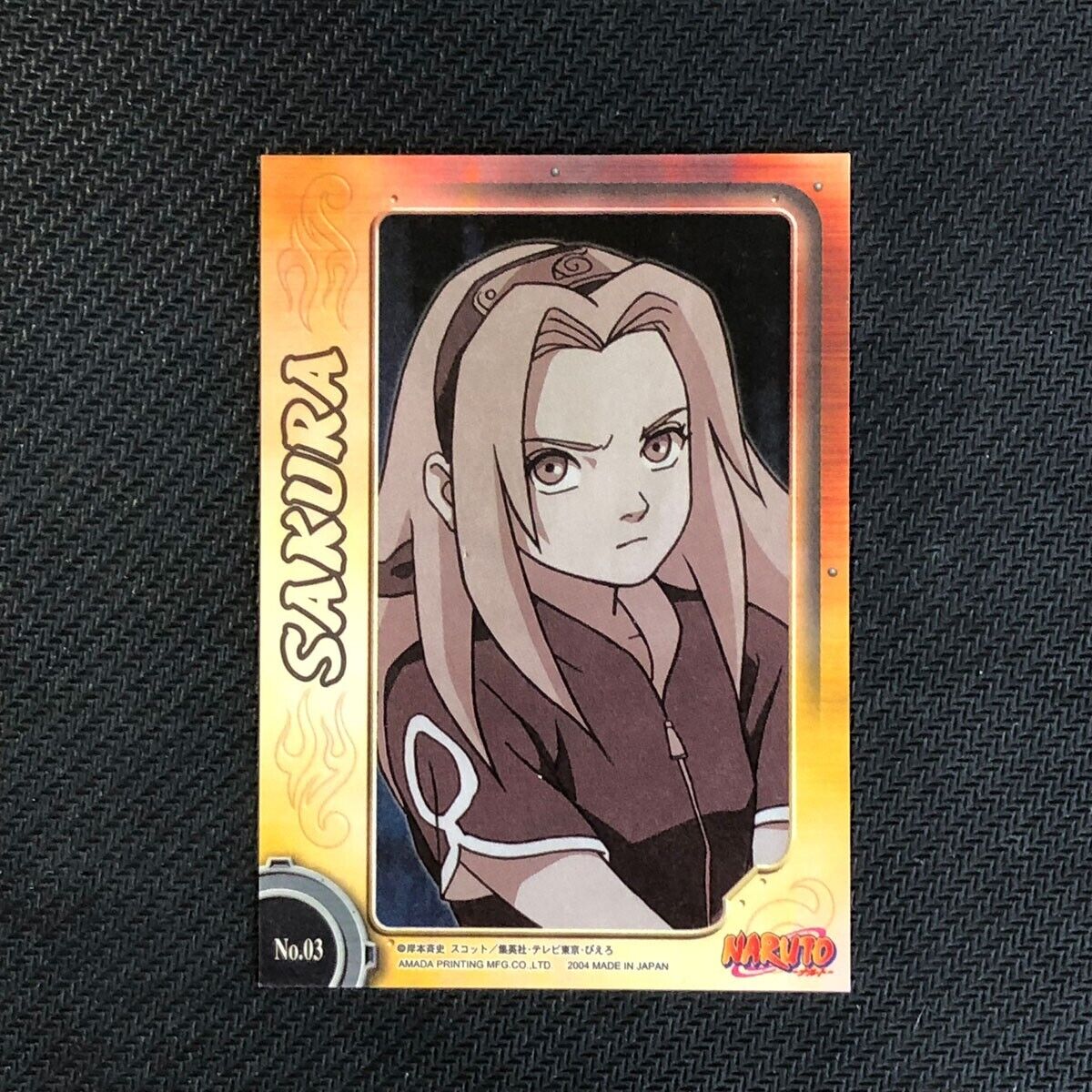 07M80 Sakura Japanese Naruto Holo Card Amada Vintage Super 07M80 Sakura Japanese Naruto Holo Card Amada Vintage Super