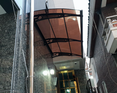 CANOFIX 1270x2000 mm hágalo usted mismo dosel de puerta policarbonato voladizo porche patio pasarela - Imagen 9 de 12