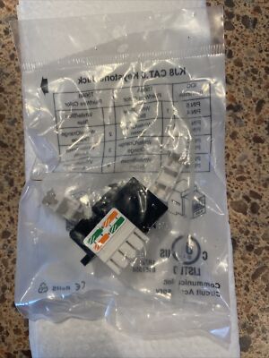 C UL US LISTED KJ8 CAT. 6 Keystone JACK [1R72] E157358 NEW SEALED