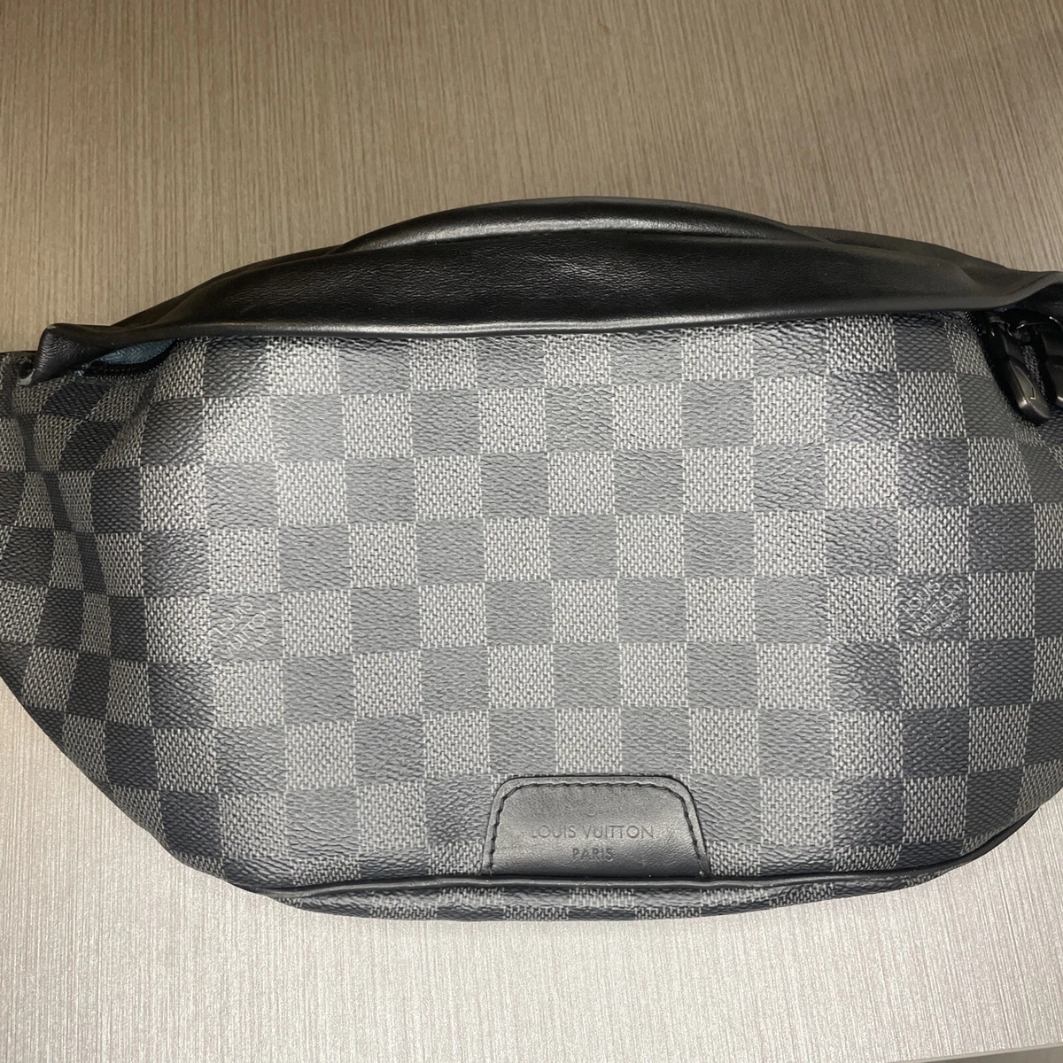 Louis Vuitton Discovery Damier Graphite Belt Bag Black Canvas