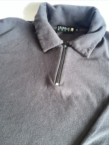 Pringle Golf XL Men’s 1/4 Zip Fleece Long Sleeve Jumper Sweater Pullover - Picture 8 of 13