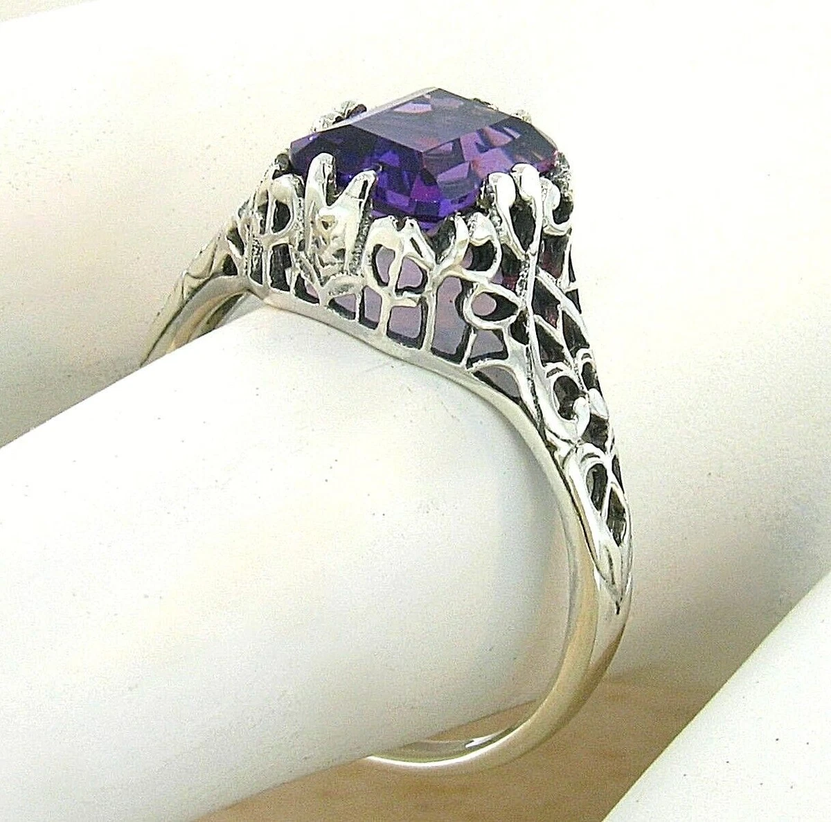 1 carat amethyst ring deals