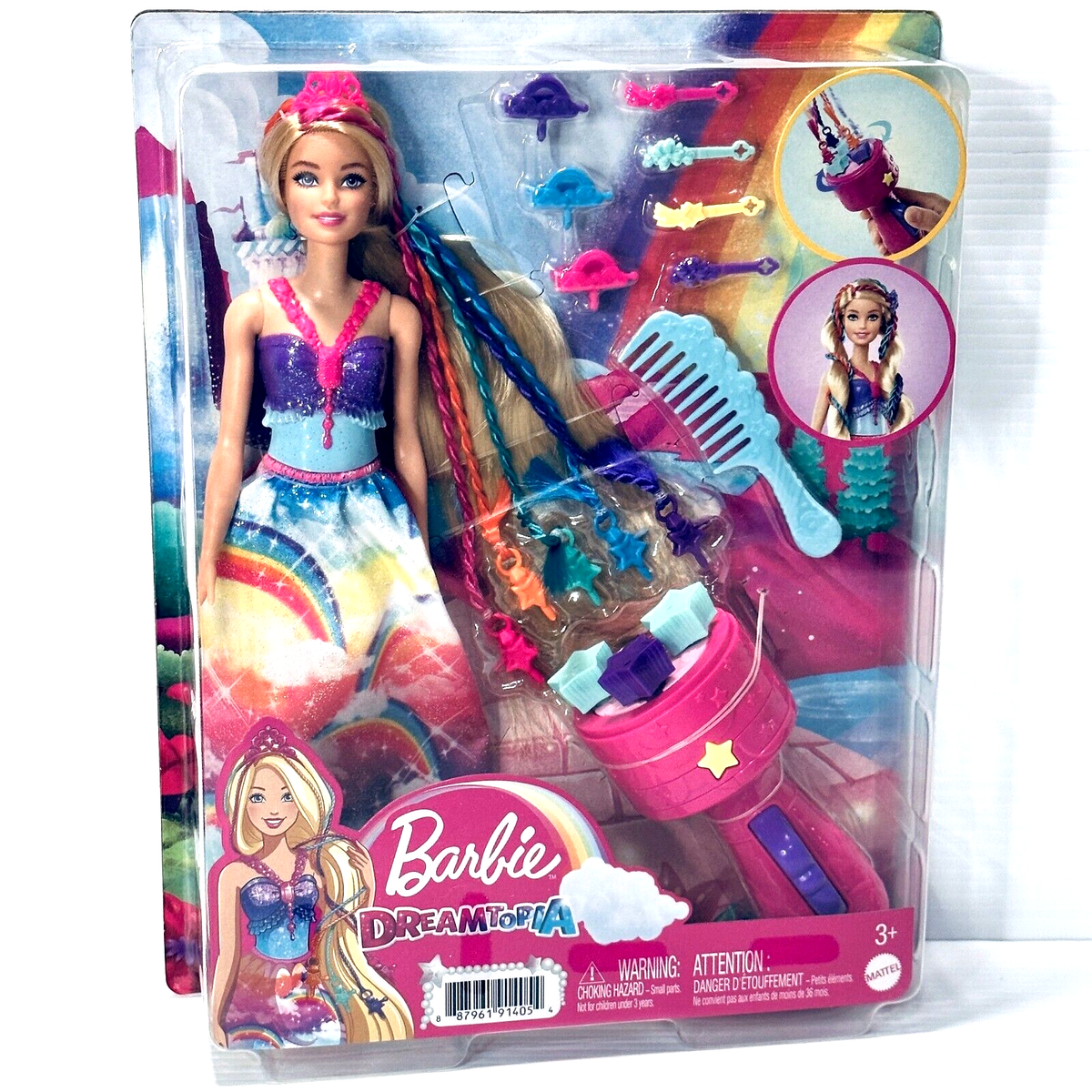 Barbie Dreamtopia Princess Twist n Style Doll GTG00 Mattel 2020