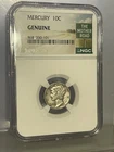1945 Mercury Dime NGC Genuine Graded Route 66 Edition “The Mother Road”