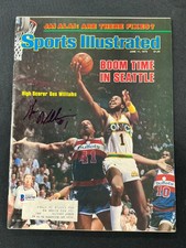Gus Williams Super Sonic Signed Auto 1979 Sports Illustrated BAS COA 