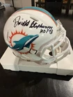 Dwight Stephenson “HOF 98” Signed Miami Dolphins Mini Helmet Schwartz Sports COA