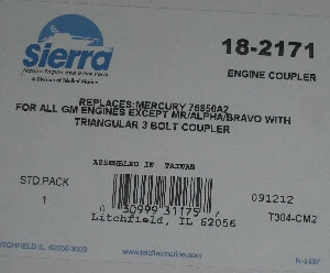 Sierra 18-2171 Engine Coupler Mercury M76850 - Image 3 of 4