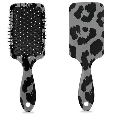 Kids Hair Brush for Boys Girls - Gray Leopard Detangling Hairbrush for Thick ...