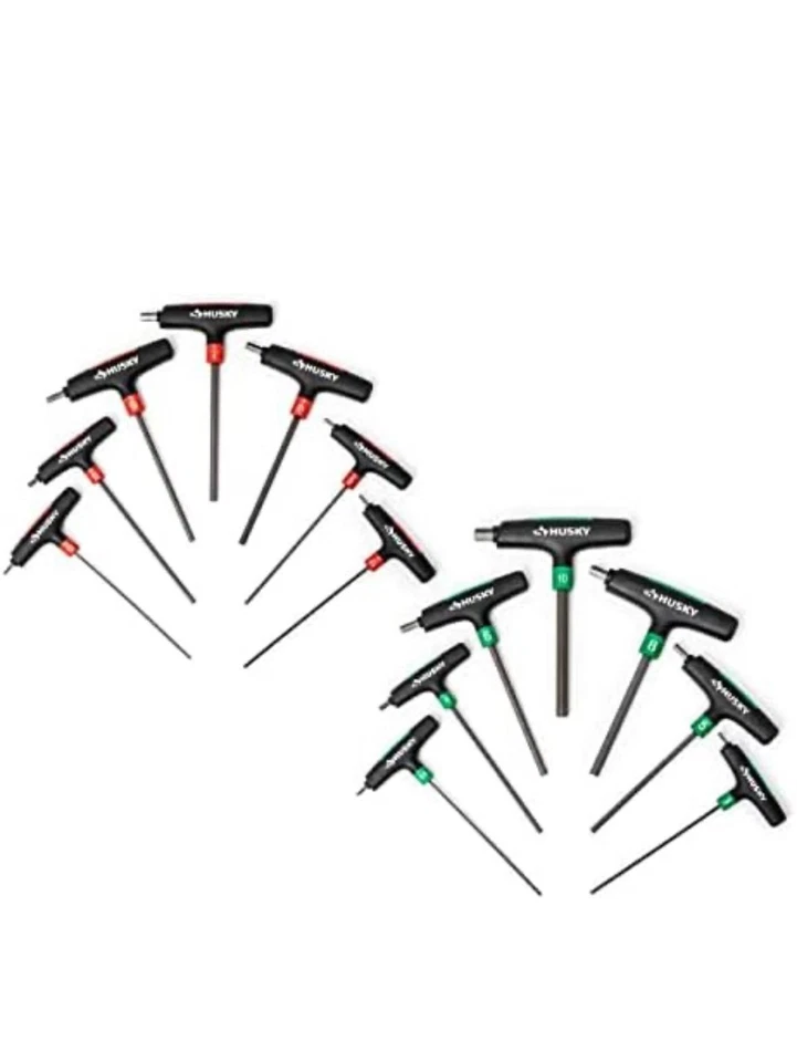 New Husky 14-Piece T-Handle SAE & MM Hex Key Set - Image 2 of 2