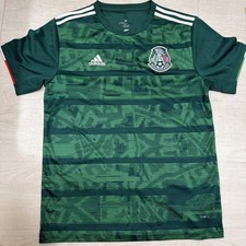 2018-2019 Adidas CLIMALITE MEXICO Futbol Jersey Soccer Kit EUC HENCHO EN MEXICO