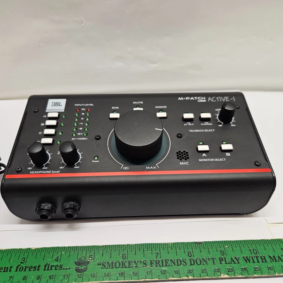 JBL M-Patch Active-1 Precision Monitor Controller with DC Adapter - Image 3 of 4