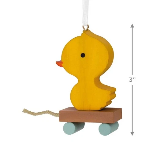 Hallmark Duck Pull Toy Ornament - Thumbnail 5