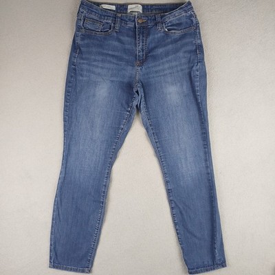 Universal Thread Mid Rise Skinny Jeans Size 10/30R Blue Pants Denim Trousers 