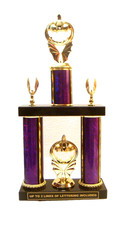 PURPLE PUMPKIN HALLOWEEN TROPHY 2 POSTER TROPHY HALLOWEEN PUMPKIN TROPHY