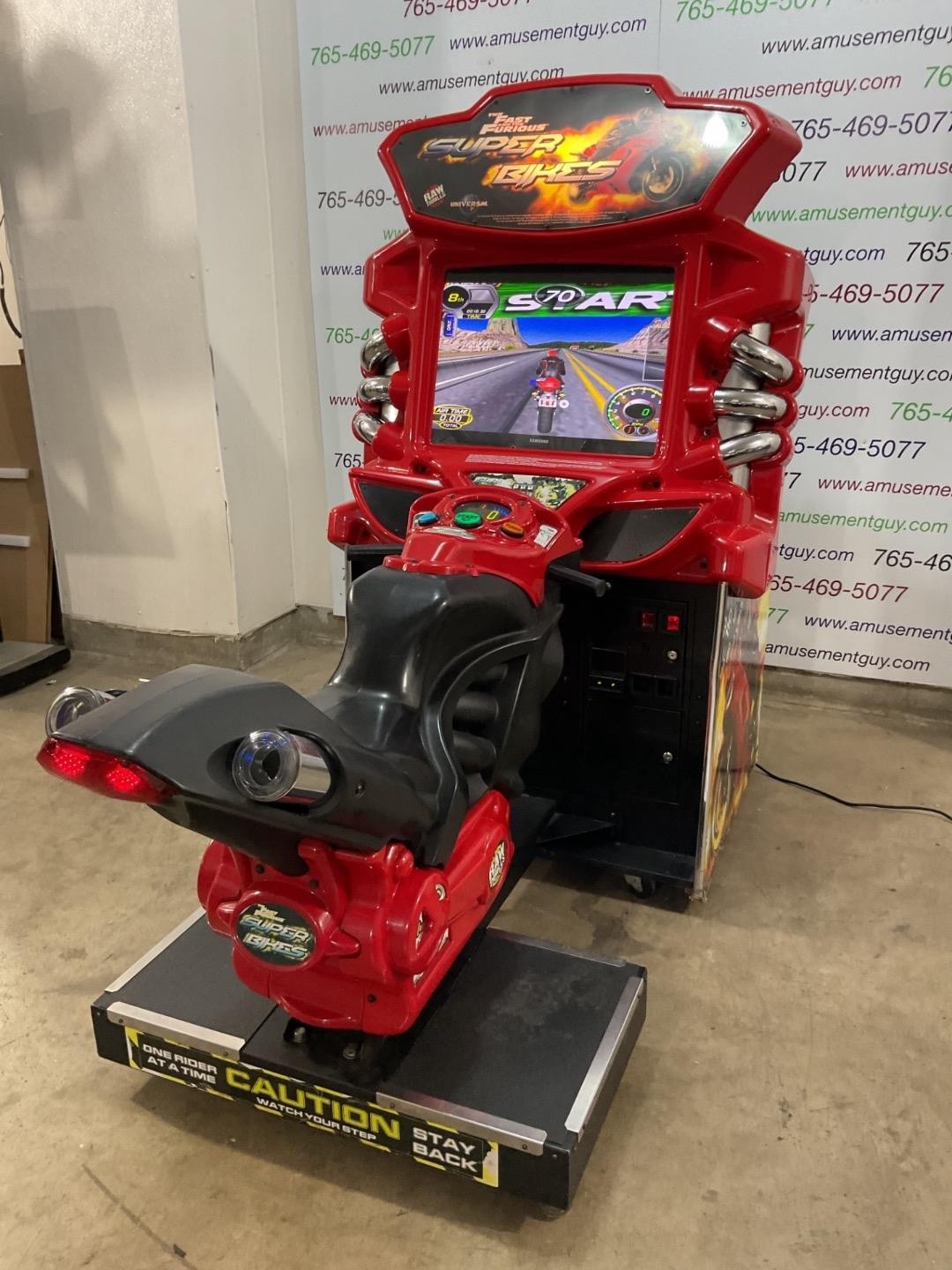 Superbike by Raw Thrills COIN-OP Arcade Video Game