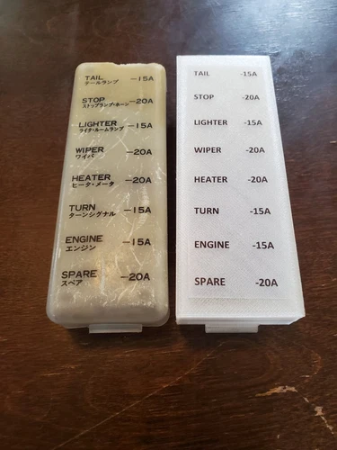 72-78 Toyota Pickup Replacement Fuse Cover - Picture 1 of 6