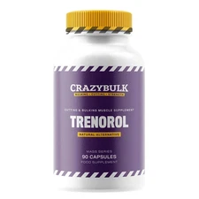 CrazyBulk TRENOROL for Cutting & Bulking Muscle Supplement 90 Caps ( Pack of 1 )