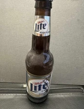Ben Davidson Autographed Miller Lite Bottle-Taste Great Less Filling Commercial