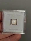 Geiger Edelmetalle - 1 Gram .999 Silver Square / Bar In Assay