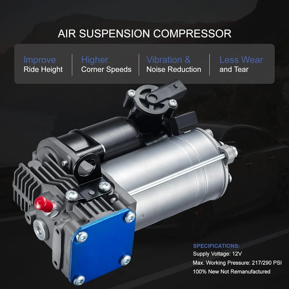 Air Suspension Compressor for Mercedes Benz ML320 GL450 1643201204 2007-2012 Foto 2 de 4