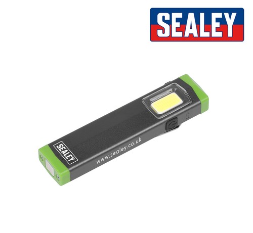 Sealey LED500SB Mini Aluminium Torch Worklight - 500Lm - Rechargable - Magnetic - Picture 2 of 3