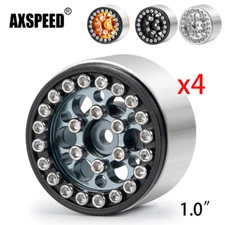 AXSPEED For RC 1:24 Axial SCX24 Medel Car 1.0" CNC Aluminum Beadlock Wheel Rims