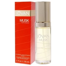 JOVAN MUSK * Coty 2.0 oz / 59 ml Cologne Concentrate Women Perfume Spray