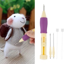 Embroidery Needle Punch For DIY Craft With 3 Sizes Needle Pen Kit Tool
