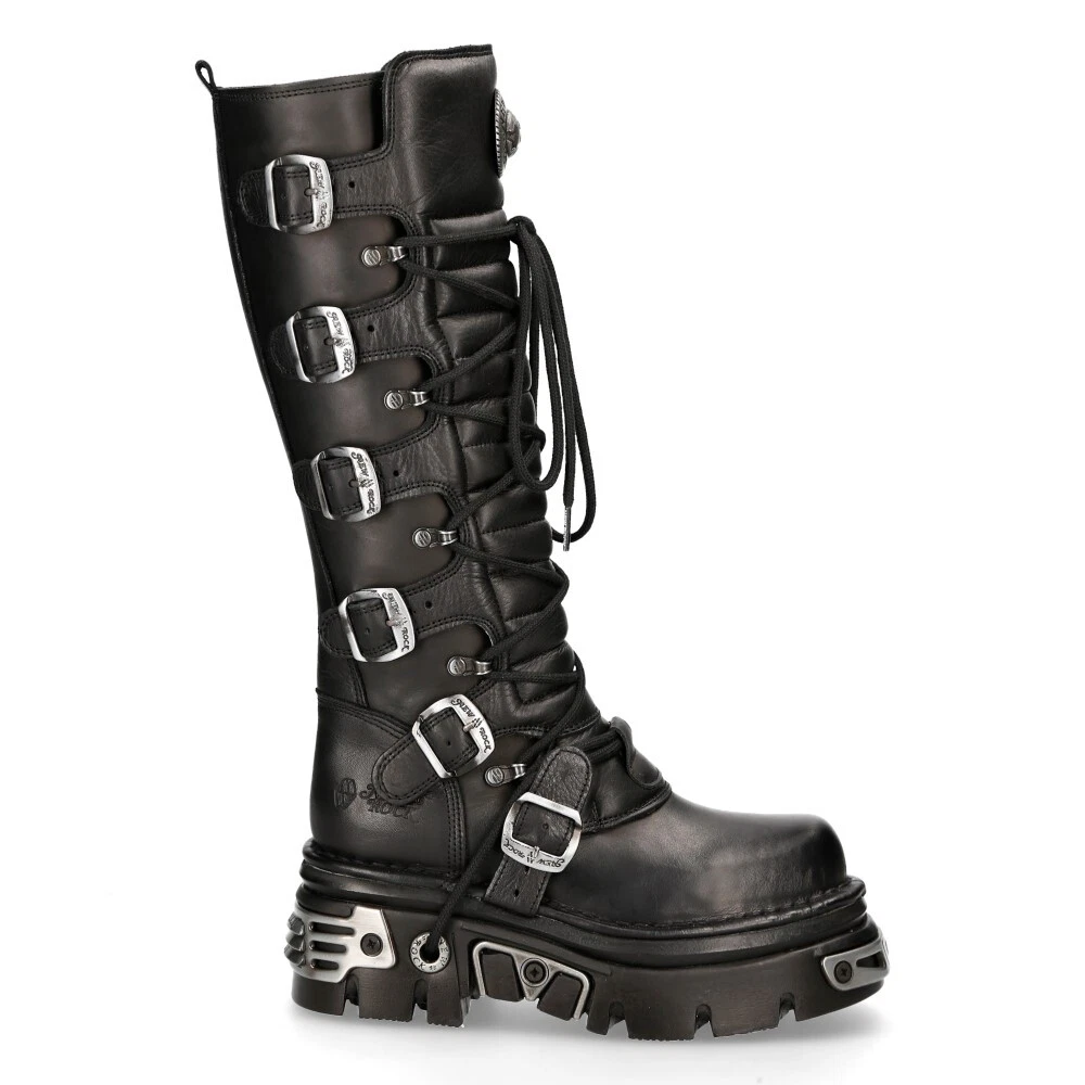 New rock metallic best sale boots