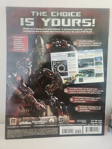 BradyGames : Transformers: Revenge of the Fallen Strategy Guide - Picture 2 of 2