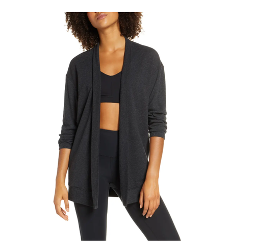 NEW Zella Go To Wrap Cardigan in Gray 