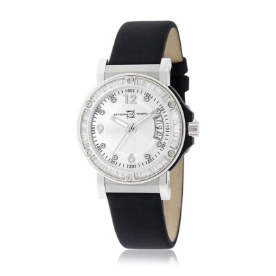 OFFICINA DEL TEMPO DAMEN UHR # Armbanduhr Damenuhr Lederarmband Made in Italy