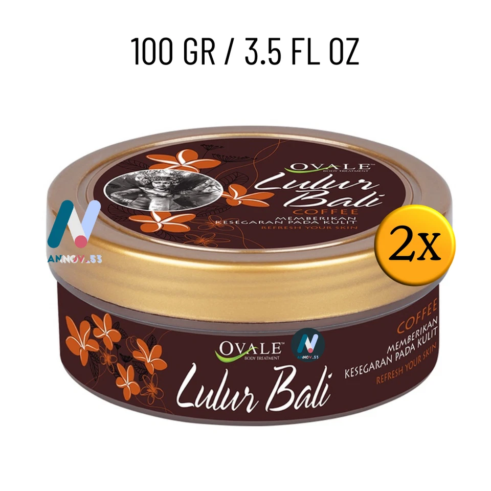 OVALE BALI Coffee Natural Body Scrub Fresh Skin Remove Dead Skin Soft 2X100g - Image 2 of 4
