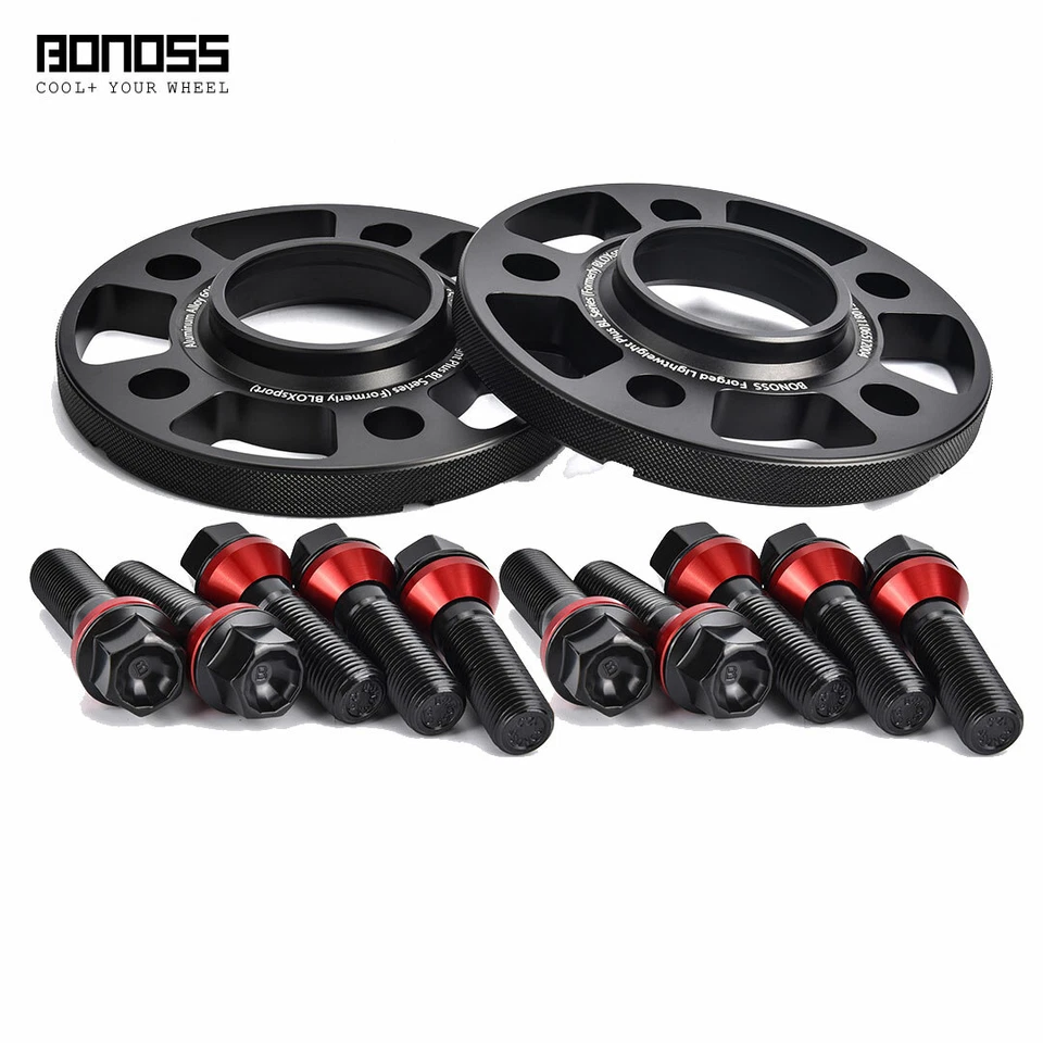 BONOSS 4Pc 15mm+20mm Wheel Spacers Kit for 2007-2013 BMW X5 E70 30d 35i 50i M50d - Image 2 of 4