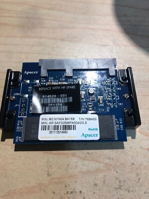 Apacer 81.N1N04.8A15B 4GB Half Size SATA II Flash SSD SAFD AP-SAFD25MPA004GS-E