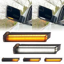 For 2004-2014 Ford F-150 Sequential LED Under Side Mirror Turn Signal Light Lamp