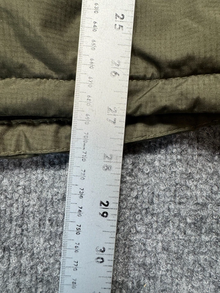 Chaqueta cortavientos Chaps para hombre talla grande verde oliva cremallera completa Foto 4 de 4