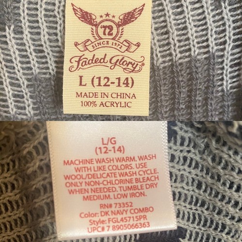 Faded Glory Aztec Southwestern Open front cardigan long line Large (12-14) - Picture 4 of 4