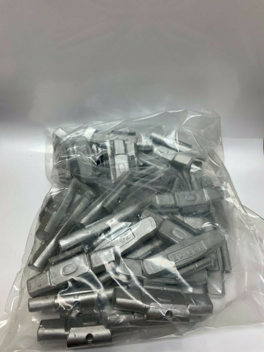 Wheel Balancing Weights - MC Type Clip-On, 1.00 Oz, 50-Piece Box (White Knight Brand) 2 thumbnail image