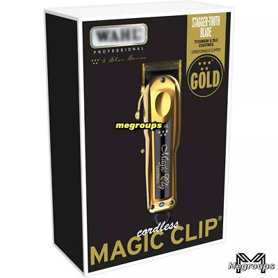 Wahl Professional 5 Star Gold Cordless Hair Clipper (8148-700) Free Shipping