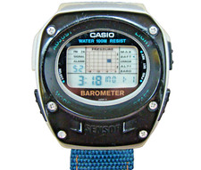 Orologio alpinismo Casio BM-610 1284 altimetro barometro intorno al 1990 GIAPPONE