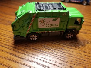 matchbox green garbage truck