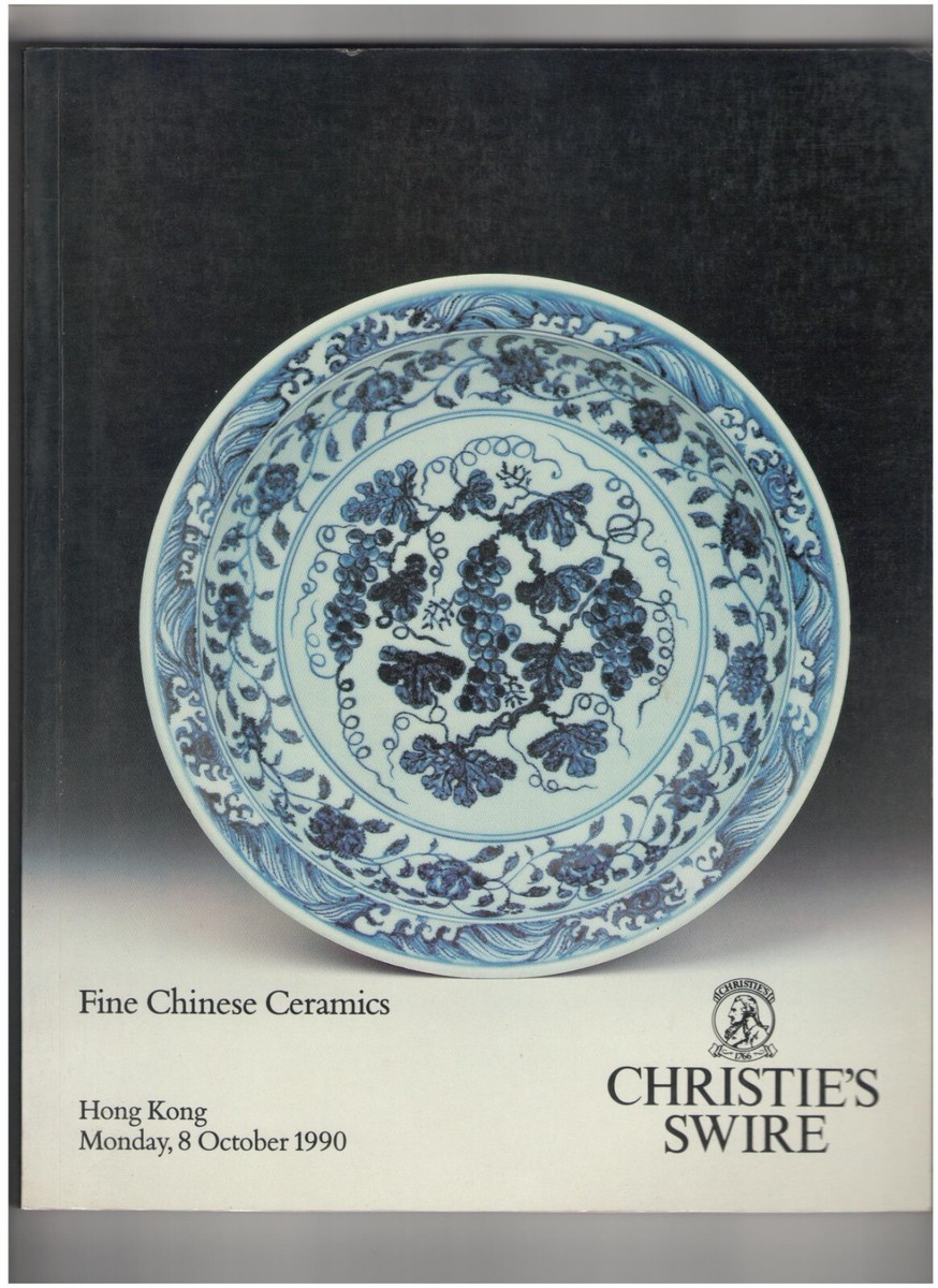 Christie's Catalog, Fine Chinese Ceramics, Hong Kong, October 1990