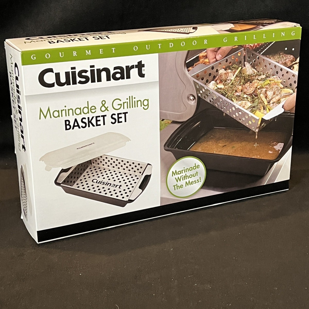 Cuisinart CMT-200 Marinade & Grilling Basket Set 12.5 x 7.6 x2.25