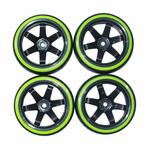 1/10 RC Wheel & Drift Tyre Set 12mm HEX For Traxxas For HSP On-road Drifting Car - Picture 7 of 53